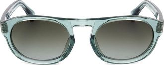 Linda Farrow DRIES VAN NOTEN DVN38 C13 Womens Sunglasses Green Size 50
