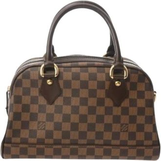 Louis Vuitton Pre-owned Handbags, female, Brown, Size: ONE SIZE Pre-owned Vintage Damier Canvas Handbag