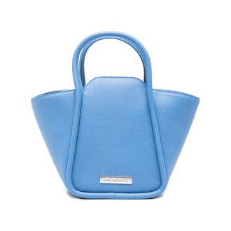 Karl Lagerfeld Handbags, female, Blue, Size: ONE SIZE Ikon Tote Bag