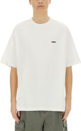 Obey White Logo T-Shirt