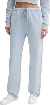 Moschino Trainingsbroeken - Dames - Sweatpants - Blauw - XS - Katoen - Broeken