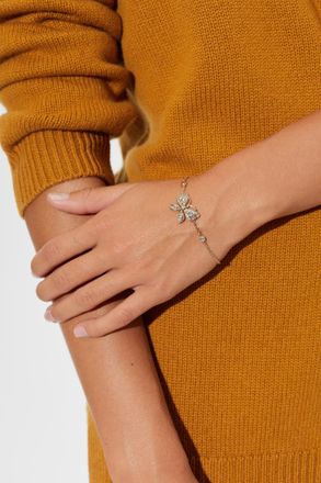 Valentino Garavani Bracelet With A Butterfly Pendant, Womens, Gold