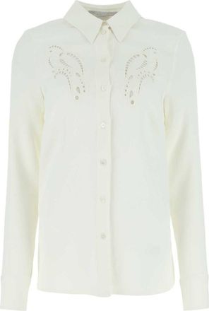 Stella McCartney Ivory stretch viscose shirt