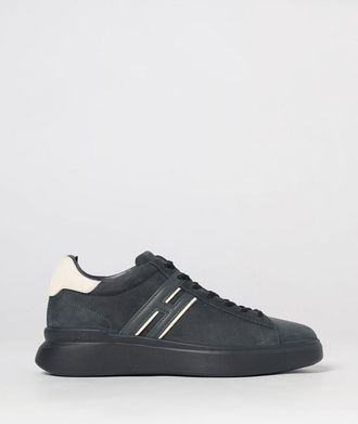 Hogan Sneakers basse H580 in pelle scamosciata con logo H e suola platform