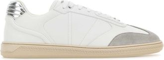 Versace White Leather Sneakers