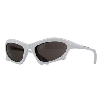 Balenciaga BB0229S004 Oval Full Rim Sunglasses - White