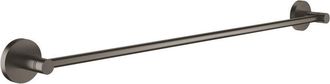 GROHE Essentials Toallero metálico con fijaciones ocultas, Grafito duro cepillado (40366AL1)