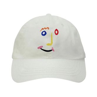 Encré Accessoires, Heren, Wit, ONE Size, Katoen, Stijlvolle katoenen baret voor mannen