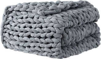 Sutton Home Fashions Dnu Sutton Home Dream Theory Weighted Chunk Cable Knit Throw