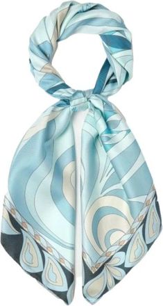 Marella Tempo Sjaal - Dames - Zijden sjaals - Blauw - ONE Size - Accessoires
