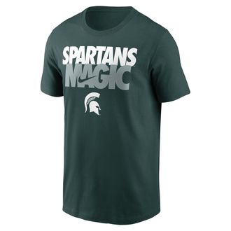 Nike Michigan State Campus Local Madness Nike Mens College T-Shirt in Green | N1993EYMST-U4C