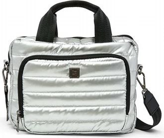 Think Royln Womens Stowaway Toiletry Case In Pearl Silver