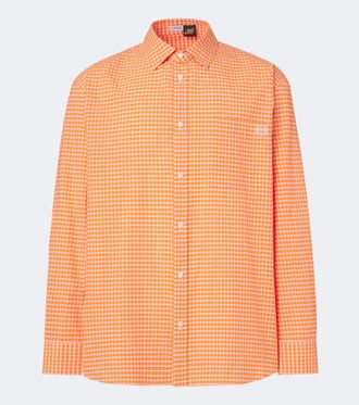 Loewe Camisa en mezcla de algod&oacute;n a cuadros