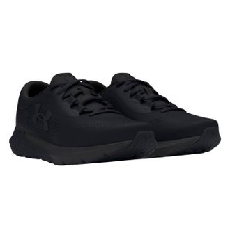 Under Armour Mens Charged Rogue 4 Shoes In Black/black