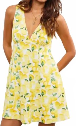 Mustard Seed Womens Dress In Lemon