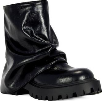 Azalea Wang Clarke Lug Sole Bootie in Black at Nordstrom, Size 7.5