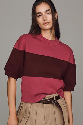 Maeve Puff-Sleeve Knit Pullover