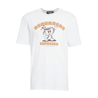 Dsquared2 Hombre, Camisetas, Blanco, Talla: L
