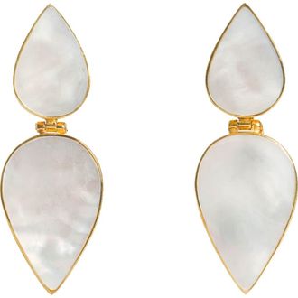 Freya Rose Warrioress Mother of Pearl Pear Drops at Nordstrom
