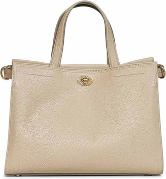 Burberry Kleine Cotswolds Check Tote - Dames - Tassen - Beige - Maat: ONE Size Wol