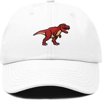 Dalix T Rex Dad Cap in White at Nordstrom