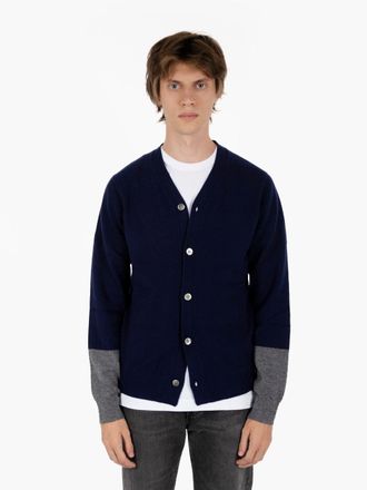 Comme Des Garçons Cardigan knit navy / grey