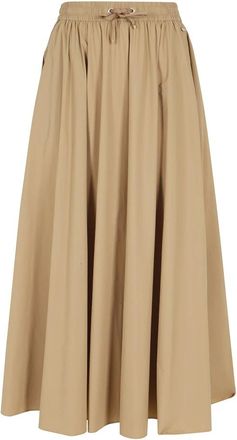 Herno Maxi Skirts, female, Brown, Size: XS Midi Skirts