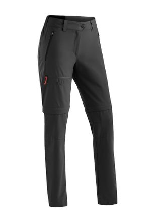 Maier Sports Outdoorhose MAIER SPORTS Nata Zip Loop, Damen, Gr. 34, Normalgr&ouml;ssen, schwarz, 100% Polyester, Hosen Outdoorhose, Damen Wanderhose, Zip-Off Funktionsh