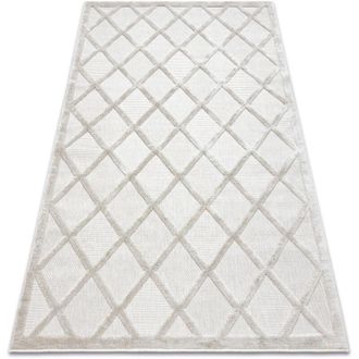 RugsX Rugsx - Tappeto santo sizal 58365B reticolo beige beige 120x170 cm