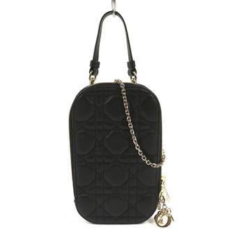 Dior Black Leather Pouch (Pre-Owned)