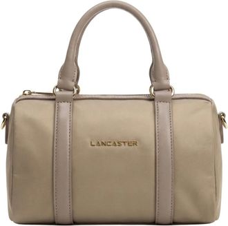 Lancaster Tassen, Dames, Grijs, ONE Size, Nylon, Small Polochon Zip Bag Milano Ana