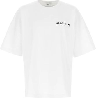 Alexander McQueen Oversized T-shirt - Heren - T-shirts - Wit - XS - Katoen - Tops
