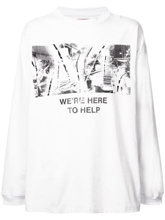 424 oversized sweatshirt - Wit