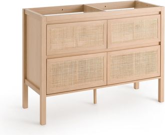 La Redoute Interieurs Wastafelmeubel met 4 lades in riethout L120cm, Lumpa