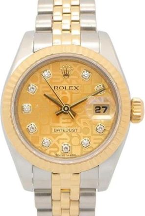 Rolex Pre-owned Datejust 26mm Polshorloge - Dames - Vintage Horloges - Geel - ONE Size - Vintage