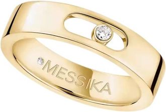 Messika Move Joaillerie Yellow Gold Diamond Wedding Ring, Size 61