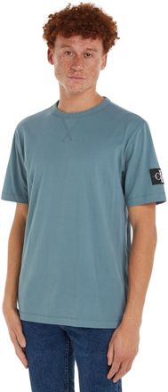 Calvin Klein Jeans Men Badge Regular Tee S/S Knit Tops Blue, S