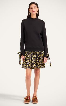 La DoubleJ Sporty Dress in Honeysuckle Black at Nordstrom, Size Xx-Large It