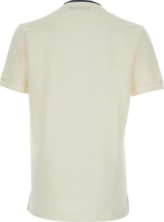 Dolce & Gabbana Mens T-Shirt Crew Neck White Polyester T-Shirts And Polos
