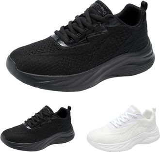 Generic Womens Trainers, Slip-On Trainers, Soft Sole, Comfortable Sports Shoes, Memory Foam, Wide Foot Fitness Shoes, Trainers, Lightweight, Wide Casual Shoes