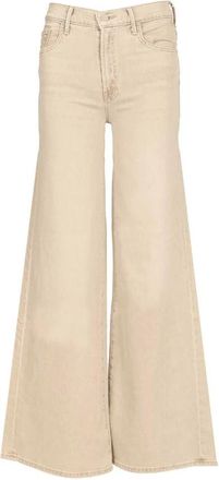 Mother Undercover Sneak Jeans - Dames - Loose Fit Jeans - Beige - W26 - Denim - Jeans