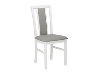 Mirjan24 Silla Victorville 157, Blanco, 93x43x40cm, Tapiz, De Madera, Madera, Muebles Ya Montados