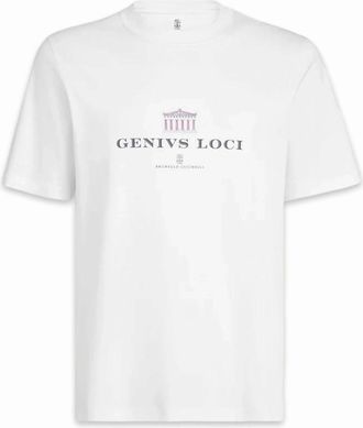 Brunello Cucinelli Mens GENIVS LOCI T SHIRT - Various - Size: 44