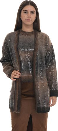 Liu Jo Cardigan lungo Marrone Liu Jo Donna