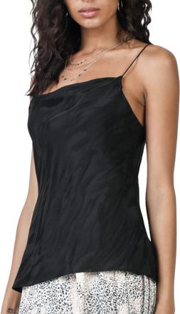 Current Air Zebra Cami In Black
