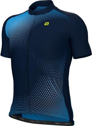 Al&eacute; Optical S/S Jersey Velotrikot f&uuml;r Herren | blau