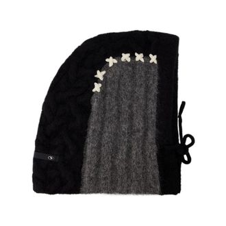 Ader Error Hats, male, Black, Size: ONE SIZE Black Nylon Balaclava