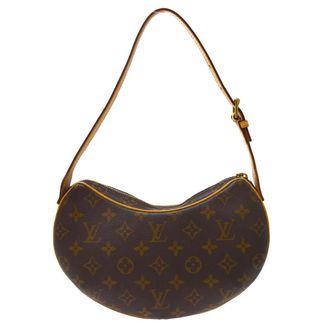 Louis Vuitton Croissant Monogram Canvas Brown Canvas Handbag (Pre-Owned)