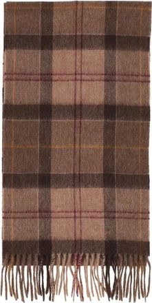 Barbour Accessoires, Dames, Bruin, ONE Size, Wol, Tartan Sjaal