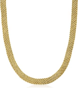 Ross-Simons Italian 14kt Yellow Gold Multi-Row Rope-Chain Necklace